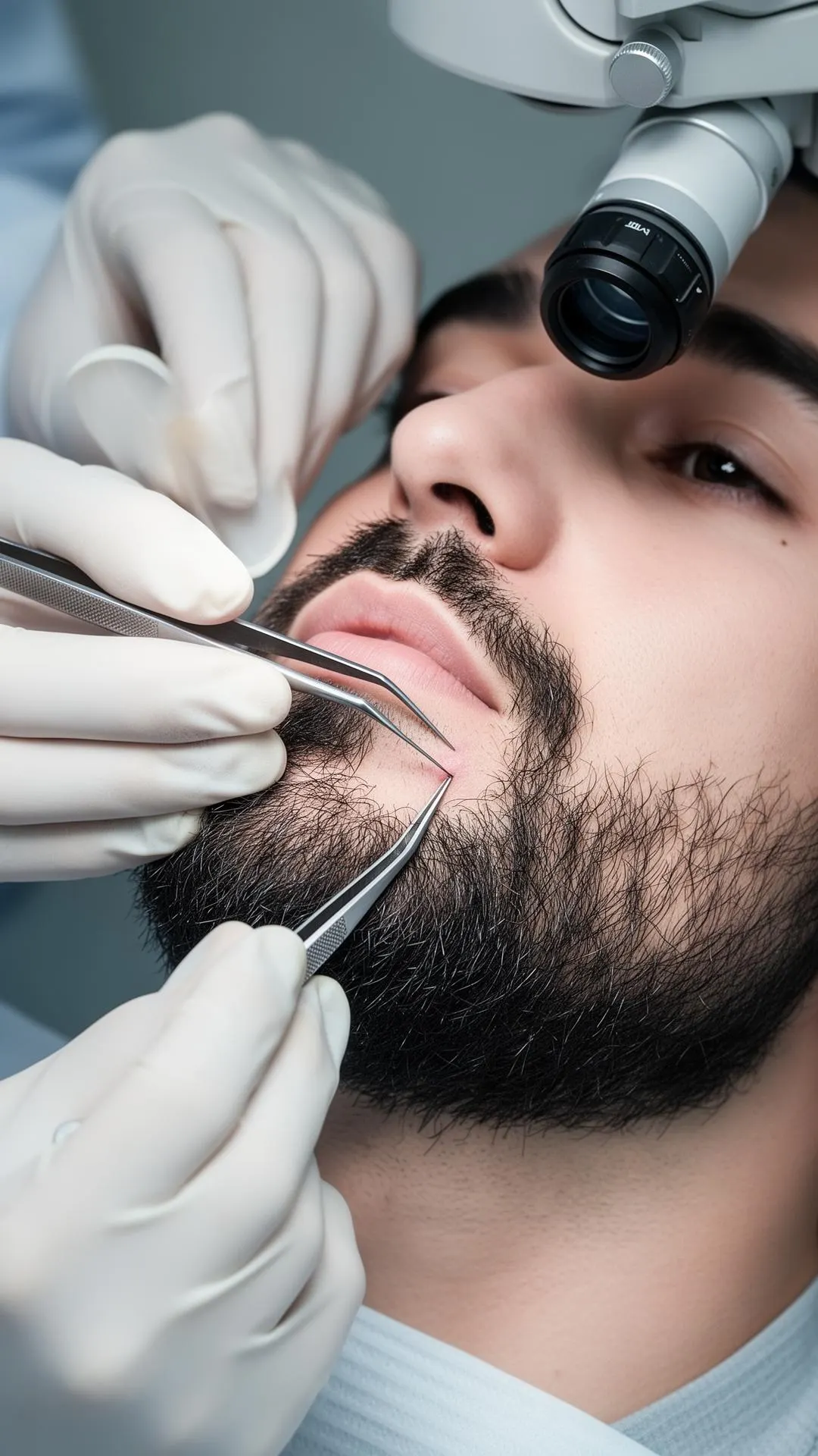 Transplante de barba